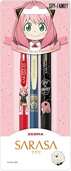 Amazon | ゼブラ ジェルボールペン サラサシリーズ スパイファミリー